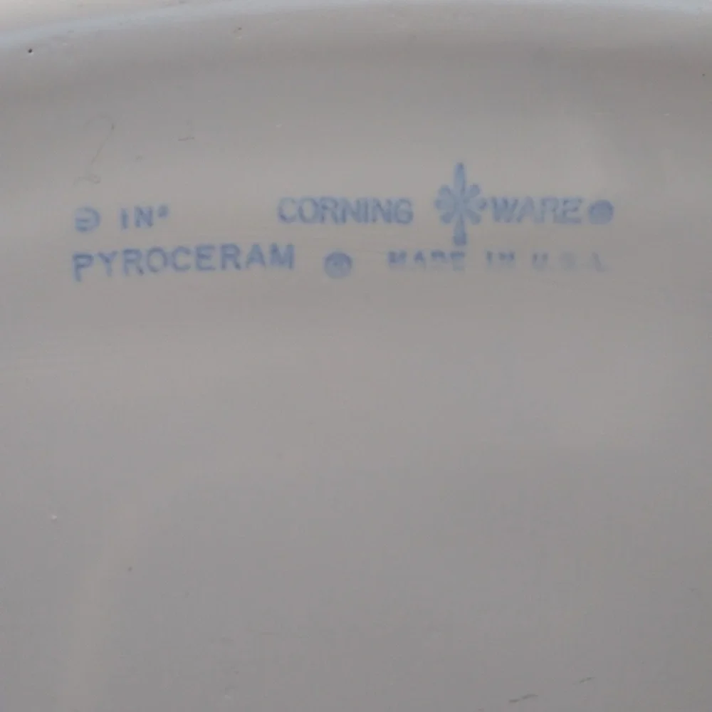 Corningware Pyroceram Blue Cornflower 8